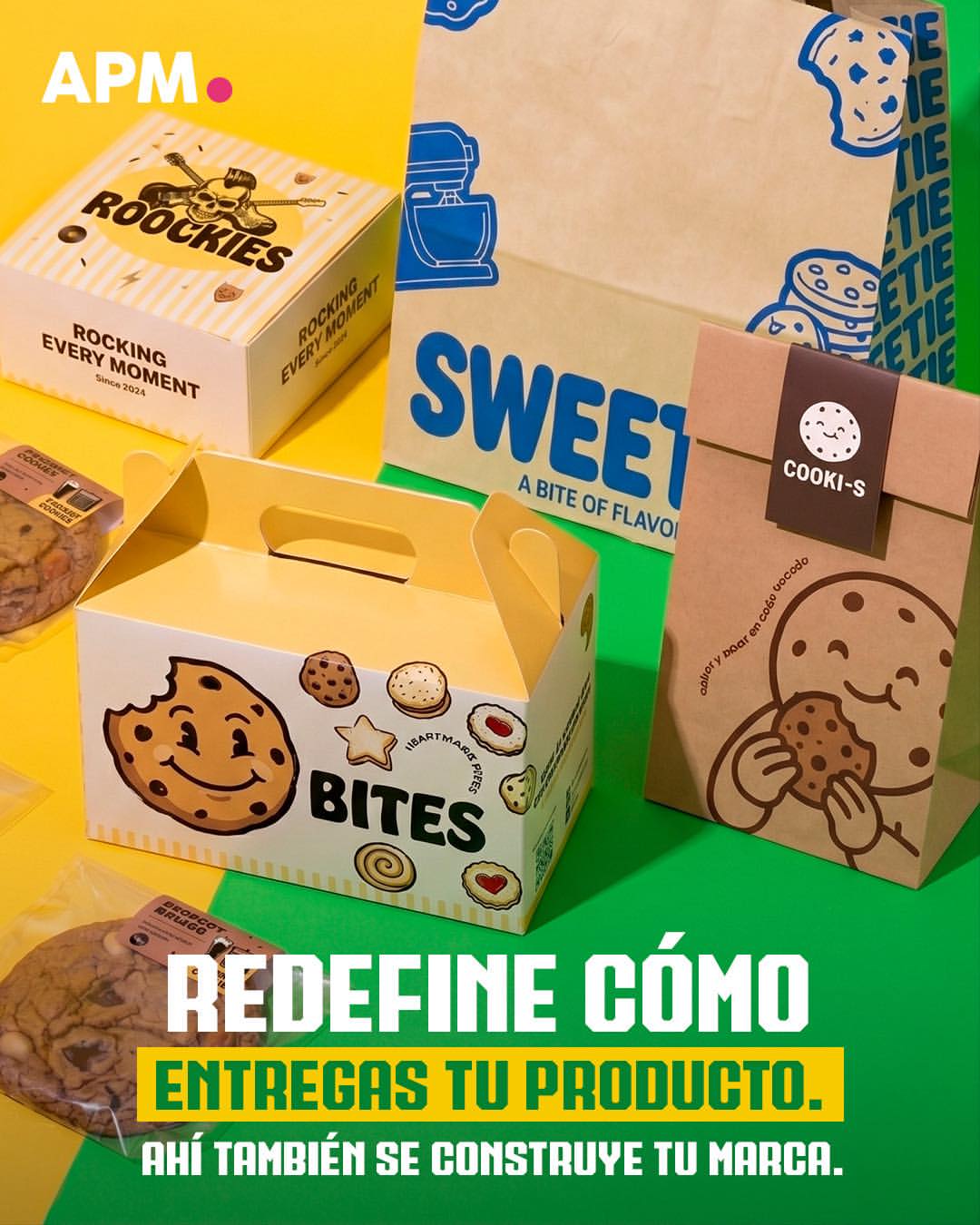 Trabajo de branding y empaque para restaurante realizado por Academy Pro Marketing